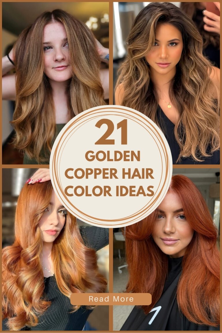 21 Stunning Golden Copper Hair Ideas