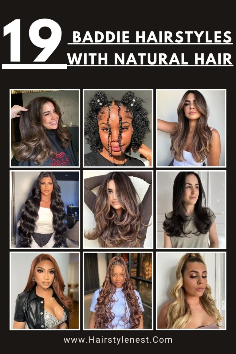 19 Baddie Hairstyles With Natural Hair