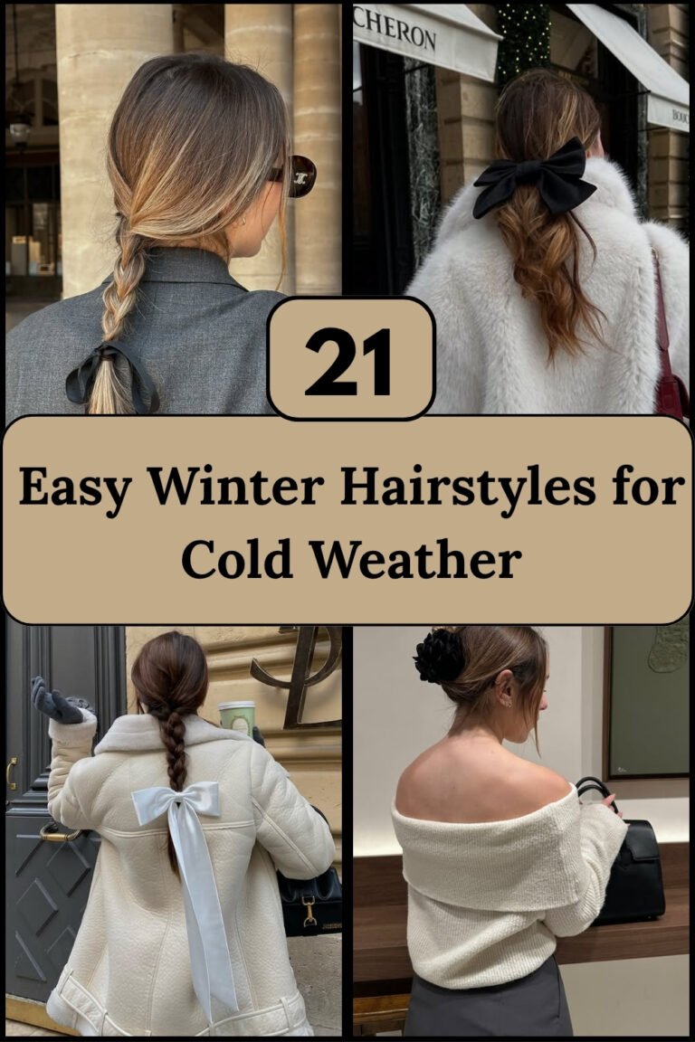 21 Winter Hairstyles for Cold Weather
