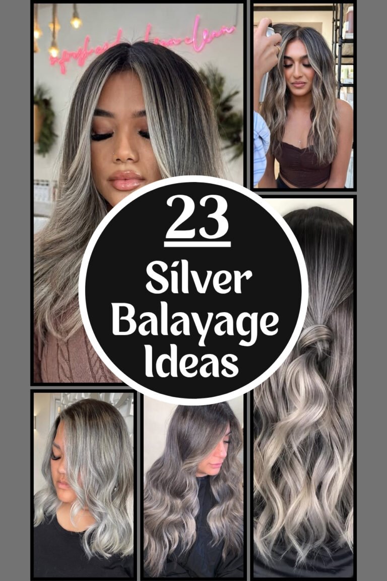 23 Silver Balayage Hairstyles Ideas