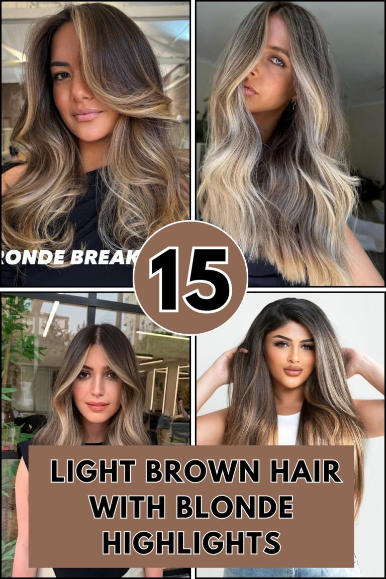 15 Light Brown Hair With Blonde Highlights