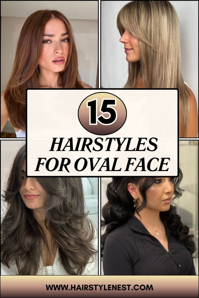 15 Hairstyles For Oval Face