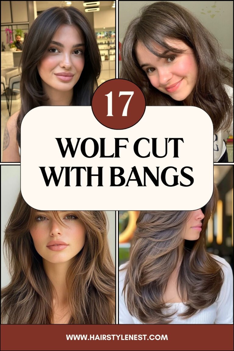 17 Wolf Cut With Bangs