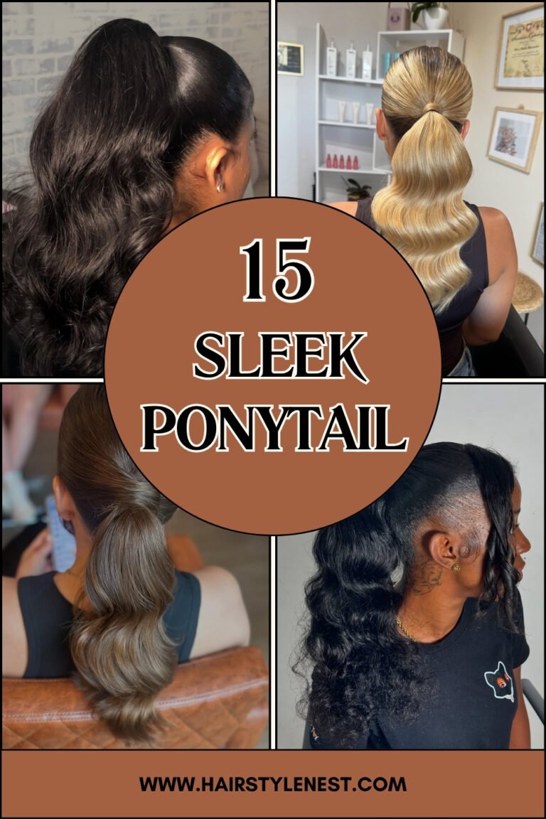 15 Sleek Ponytail