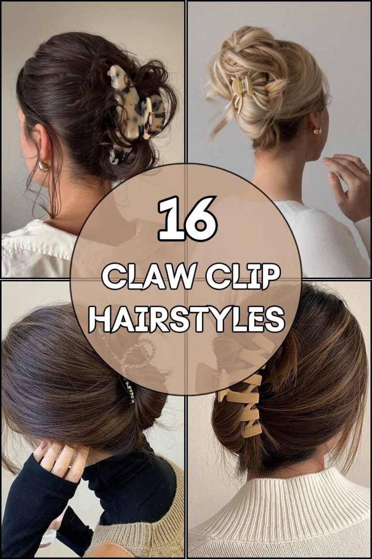 16 Claw Clip Hairstyles