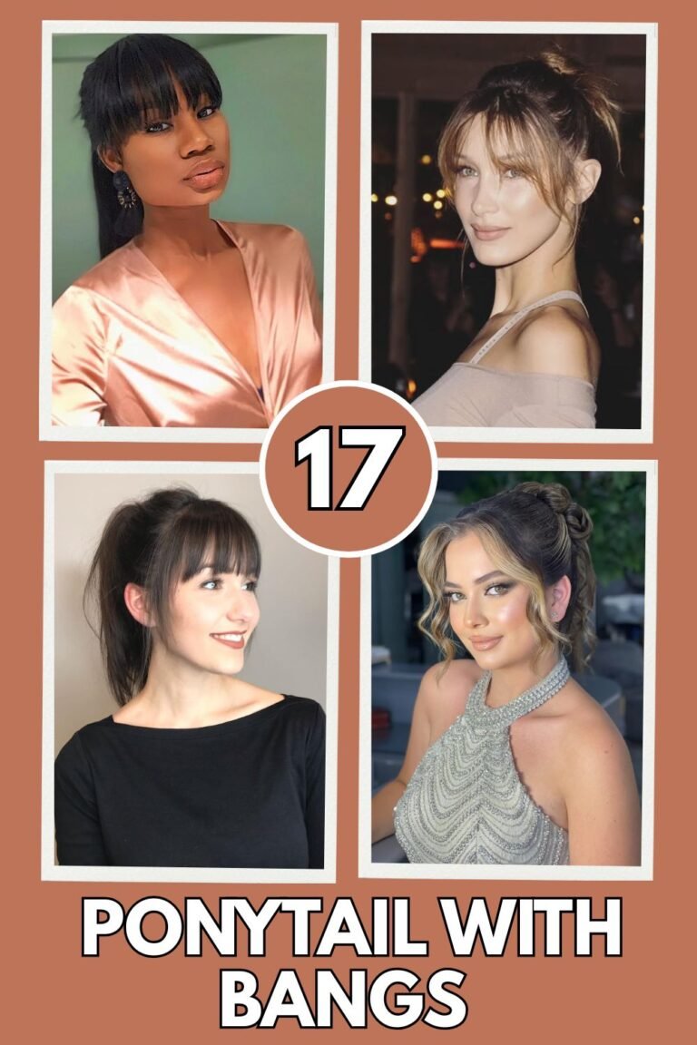 17 Ponytail With Bangs