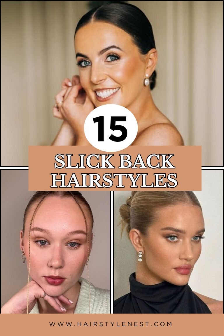 15 Slick Back Hairstyles